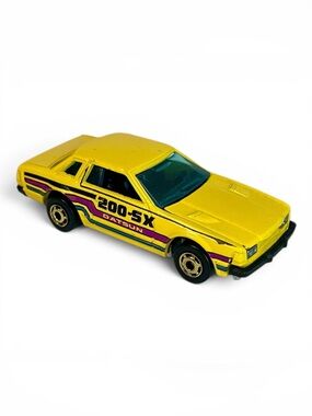 Hot Wheels Datsun 200-SX GW Gold Ones 200SX Yellow 1981 Hong Kong GHO Diecast